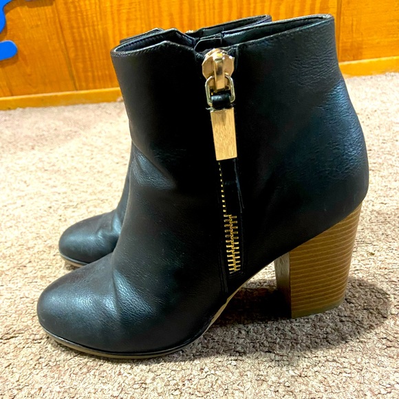 Black Heel Booties - Picture 1 of 4